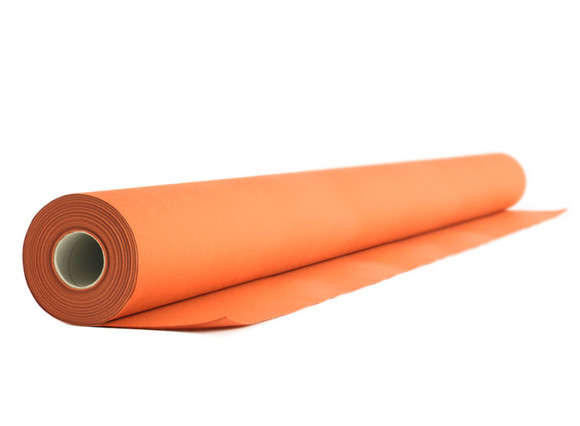 24m x Tischdecke orange Airlaid 1,20m Vlies CHIC®
